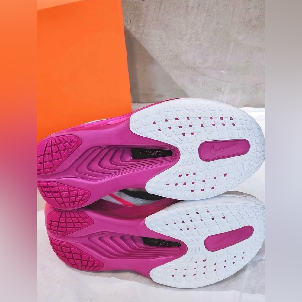 Nike Zoom 💅 Fly 6 White Vivid Grape Hyper Pink Women's Shoes 8 8.5 FN8455-101 - Picture 3 of 10